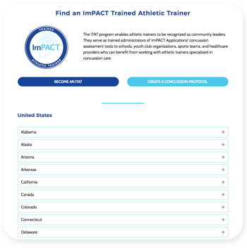 ImPACT Trained Athletic Trainers